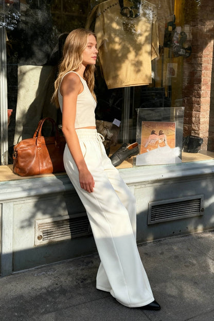 City Walk Graceful Wide Leg Sweatpants