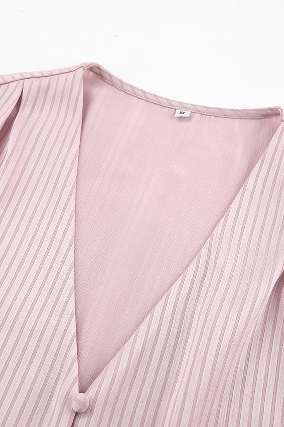 Relaxed Fit Long Sleeve Blouse