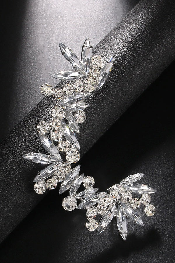 Non-pierced Rhinestone Clip-on Earrings