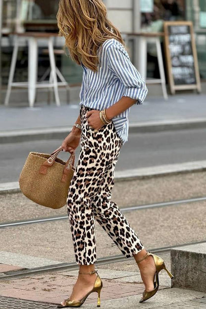 Classic Blue Striped Shirt