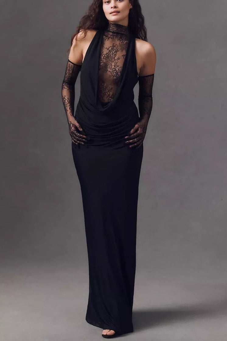Sexy Cut Out Bodycon Maxi Dress