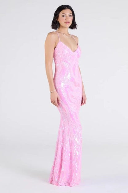 Elegant Sequin Party Formal Evening Sequin Dress