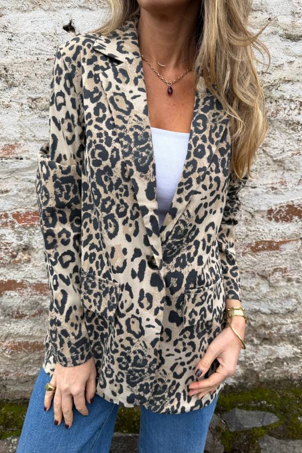 Blazer animal print