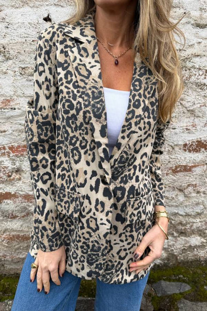 Blazer animal print