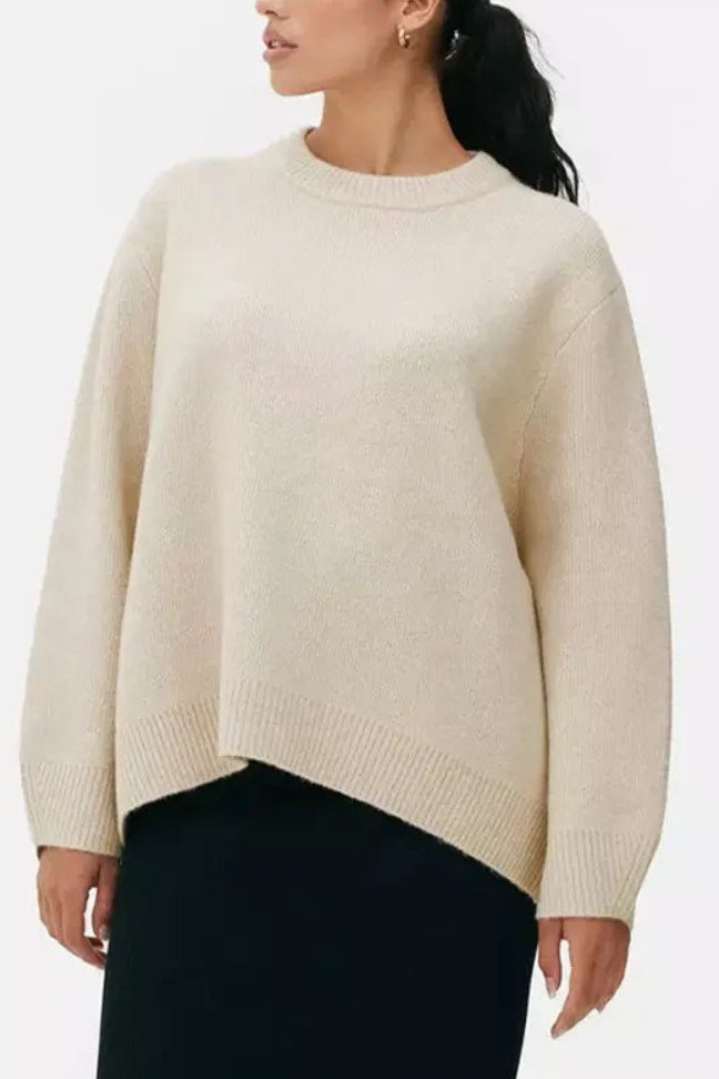 Oversized Long Sleeve Pullover Sweater