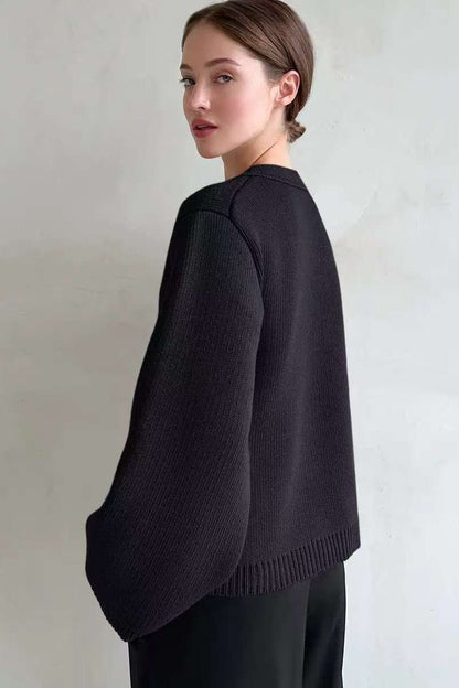 V Neck Pocket Detail Cardigan