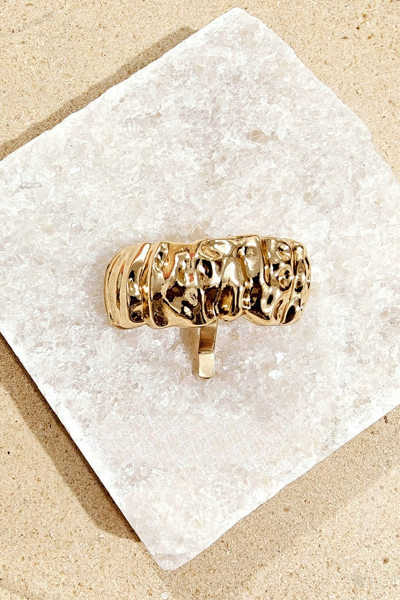 Geometric Metal U-Pin Hair Cuff