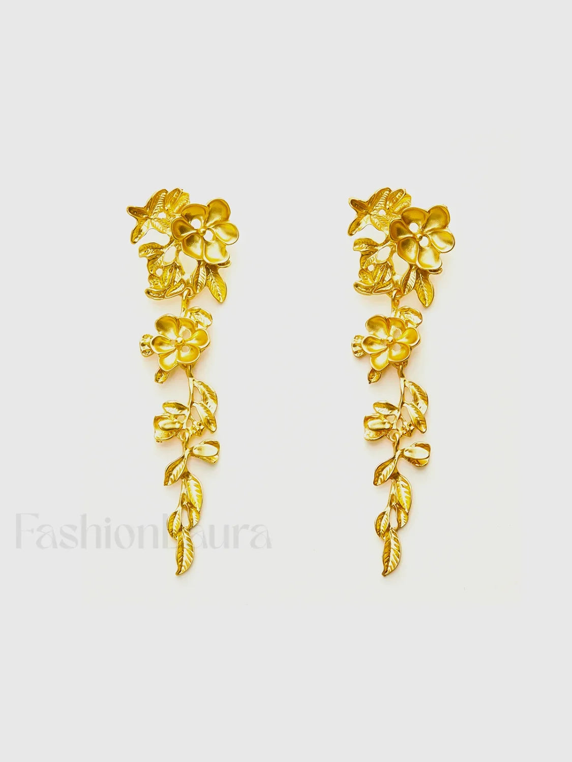 Floral Fringed Earrings