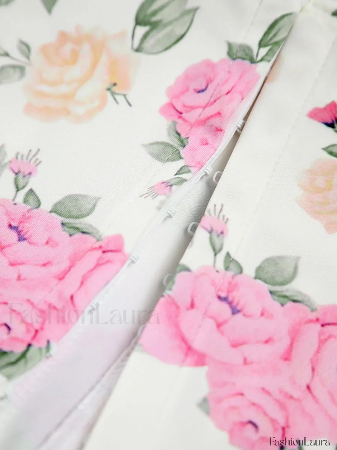 Flower Heart Shaped Neckline Corset
