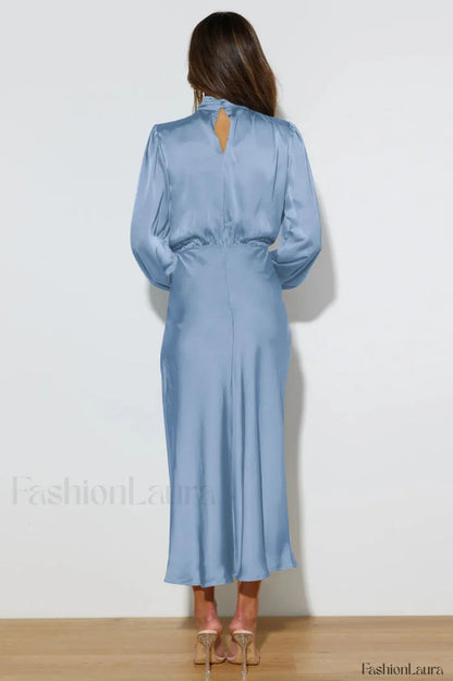 From The Source Charming High Neck Bridal Dress