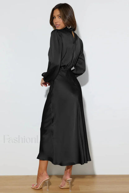 From The Source Charming High Neck Bridal Dress