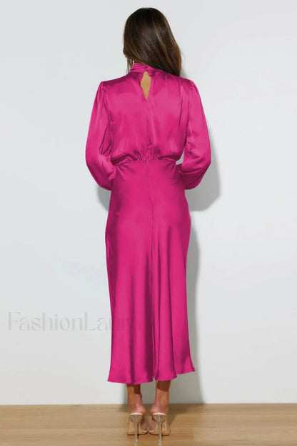 From The Source Charming High Neck Bridal Dress