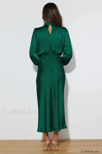 From The Source Charming High Neck Bridal Dress