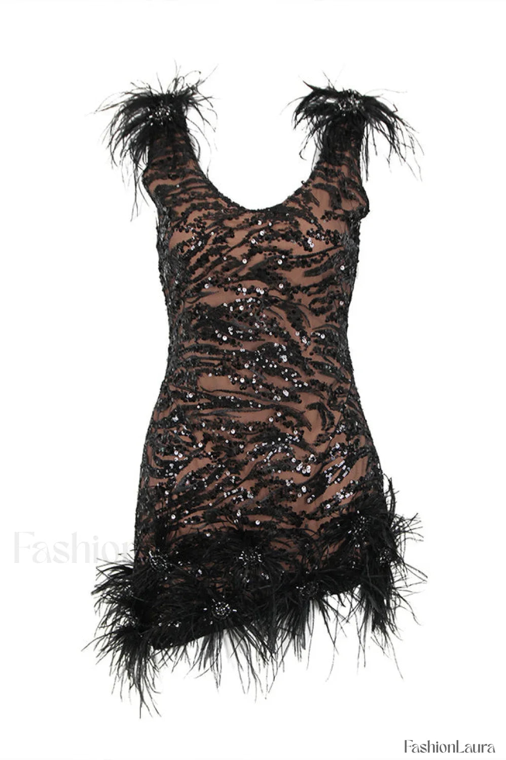 Gina Elegant Black Dress