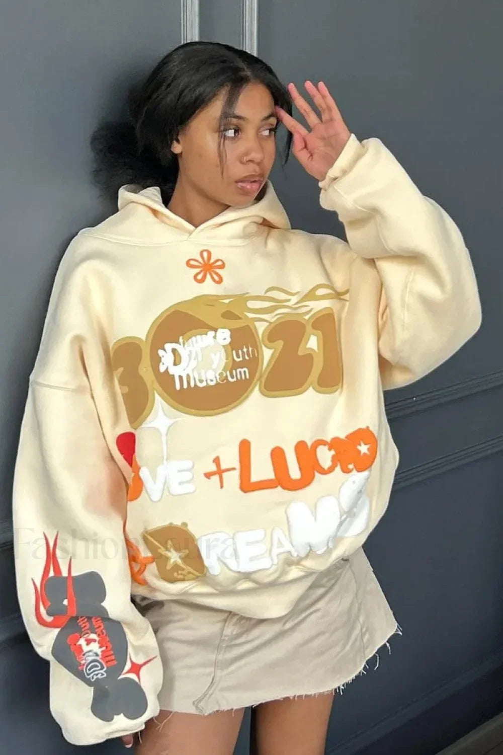 Grunge Streetwear Oversized Hoodie