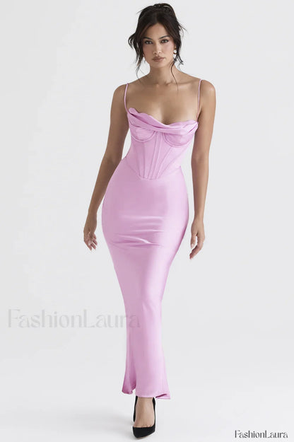 Herringbone Elegant Corset Dress