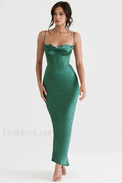 Herringbone Elegant Corset Dress