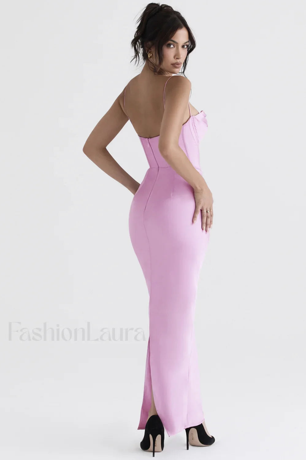 Herringbone Elegant Corset Dress