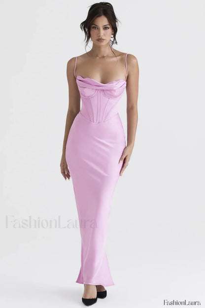 Herringbone Elegant Corset Dress