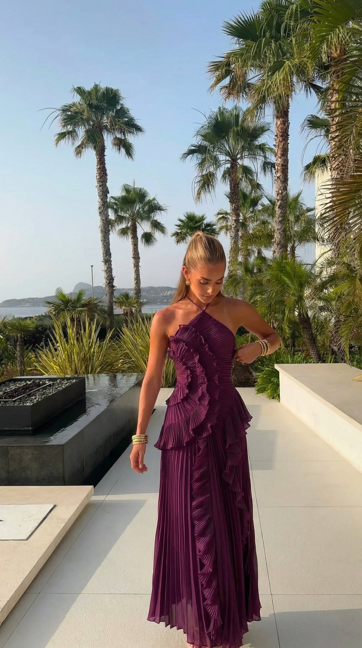 Emma Ruffle Maxi Dress
