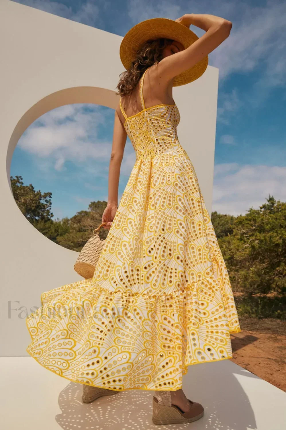 Irene Printed Stylish Maxi Dress