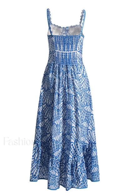 Irene Printed Stylish Maxi Dress