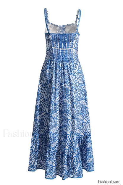 Irene Printed Stylish Maxi Dress
