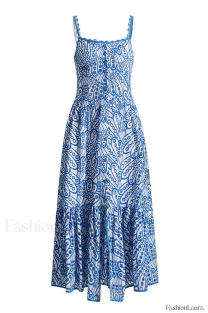 Irene Printed Stylish Maxi Dress
