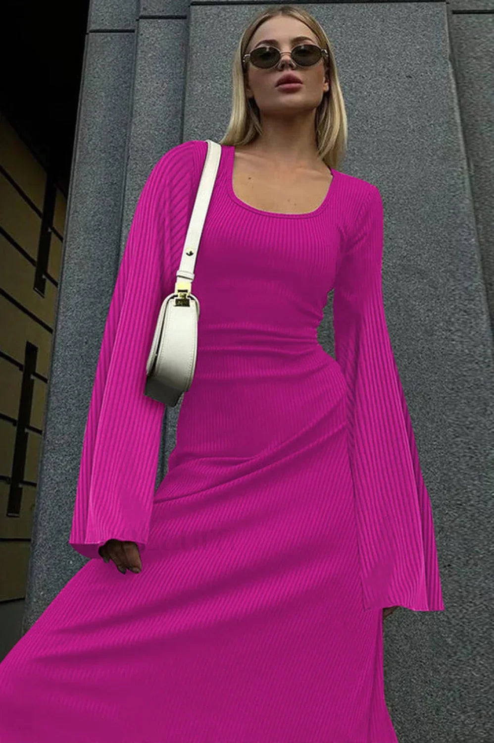 Jaye Long Stylish Sleeve Maxi Dress