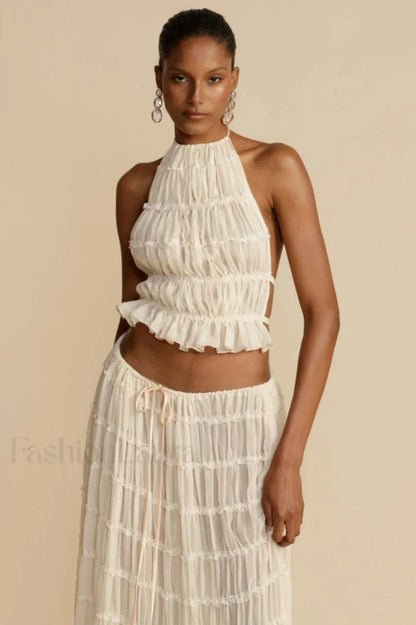 Julie Bella Top Charming & Skirt Set