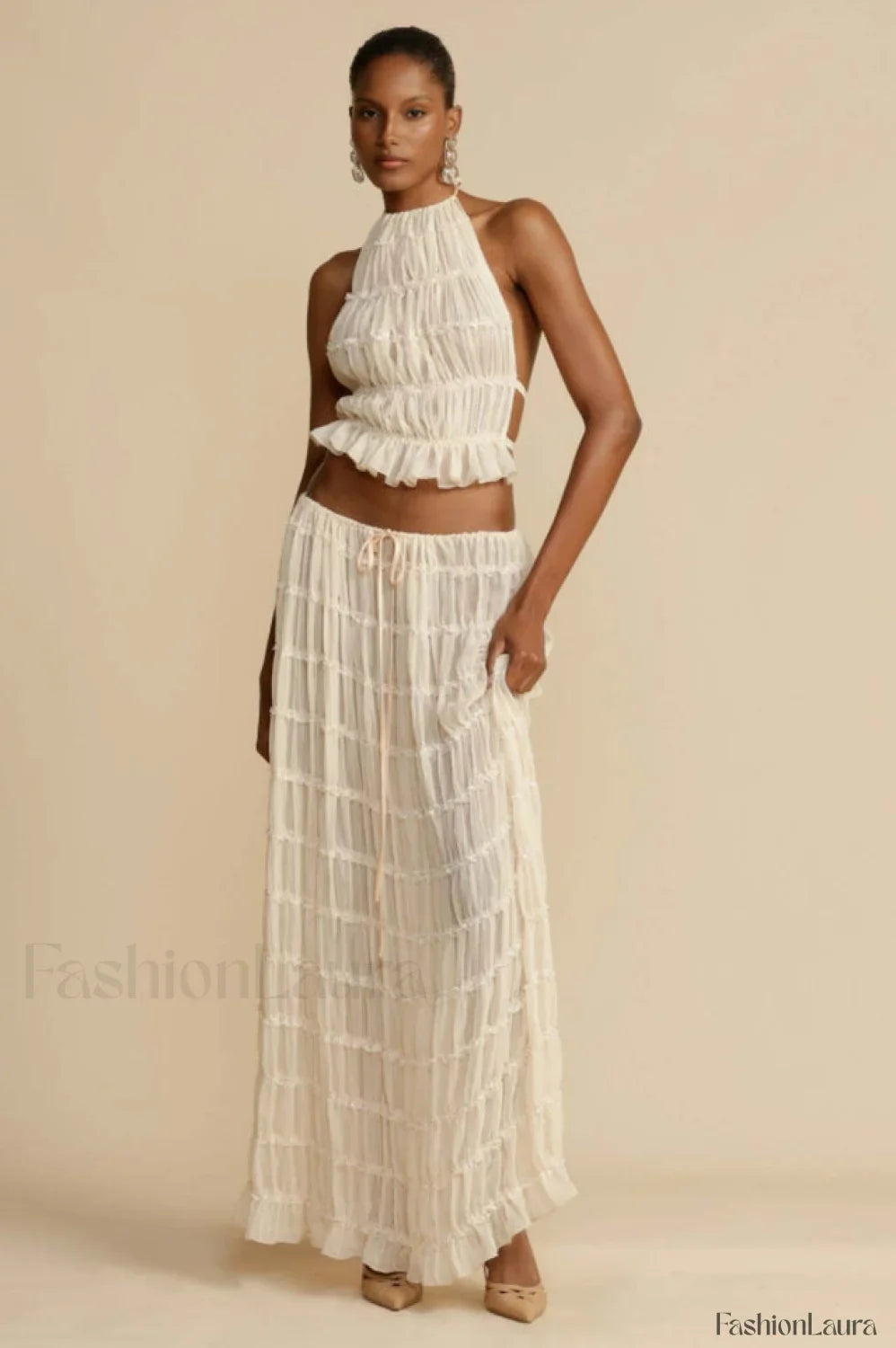Julie Bella Top Charming & Skirt Set