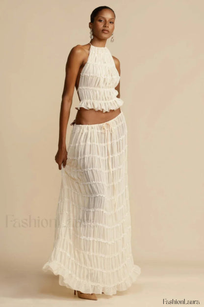 Julie Bella Top Charming & Skirt Set