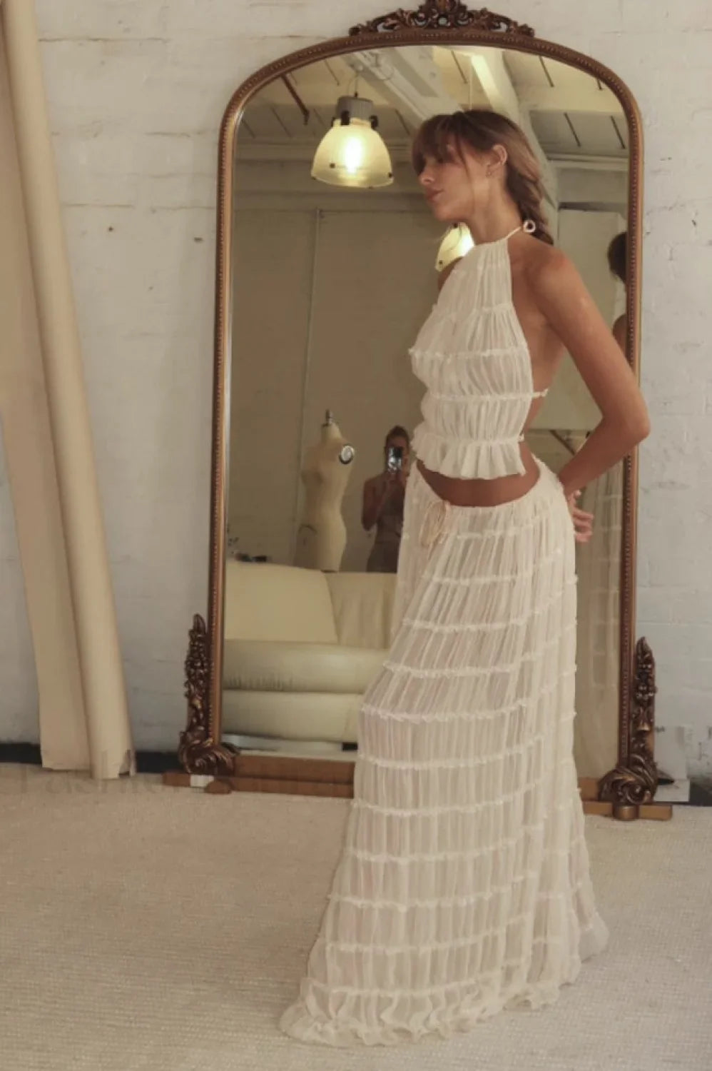 Julie Bella Top Charming & Skirt Set