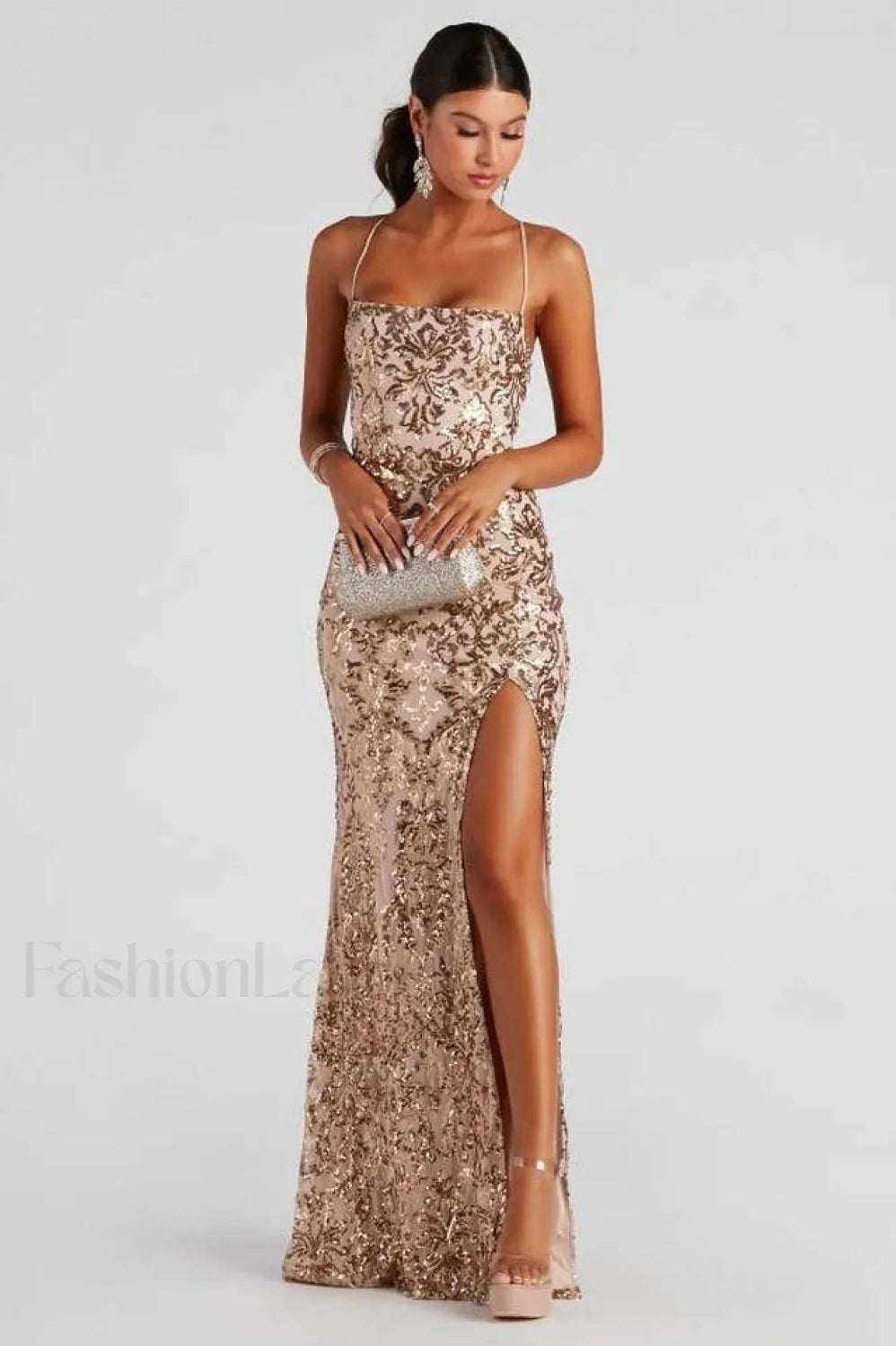 Kinsley Formal Stylish Sequin Mermaid Dress