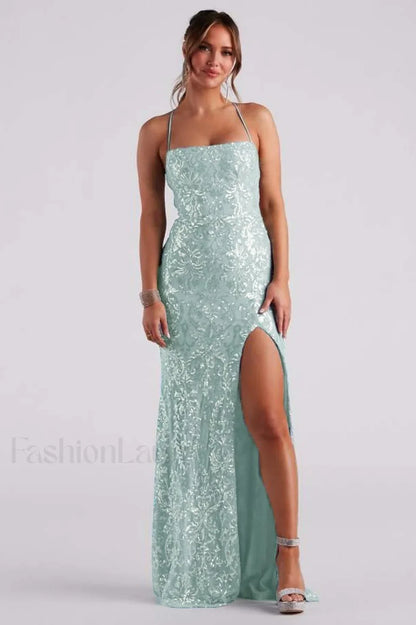 Kinsley Formal Stylish Sequin Mermaid Dress