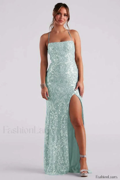 Kinsley Formal Stylish Sequin Mermaid Dress