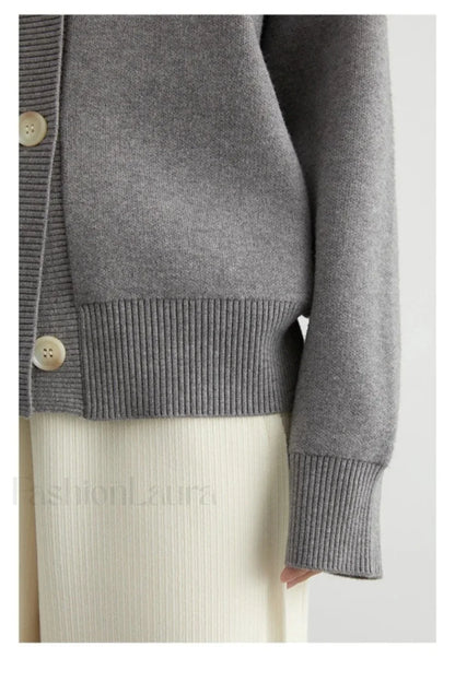 Korean Style Long Sleeve Cardigan