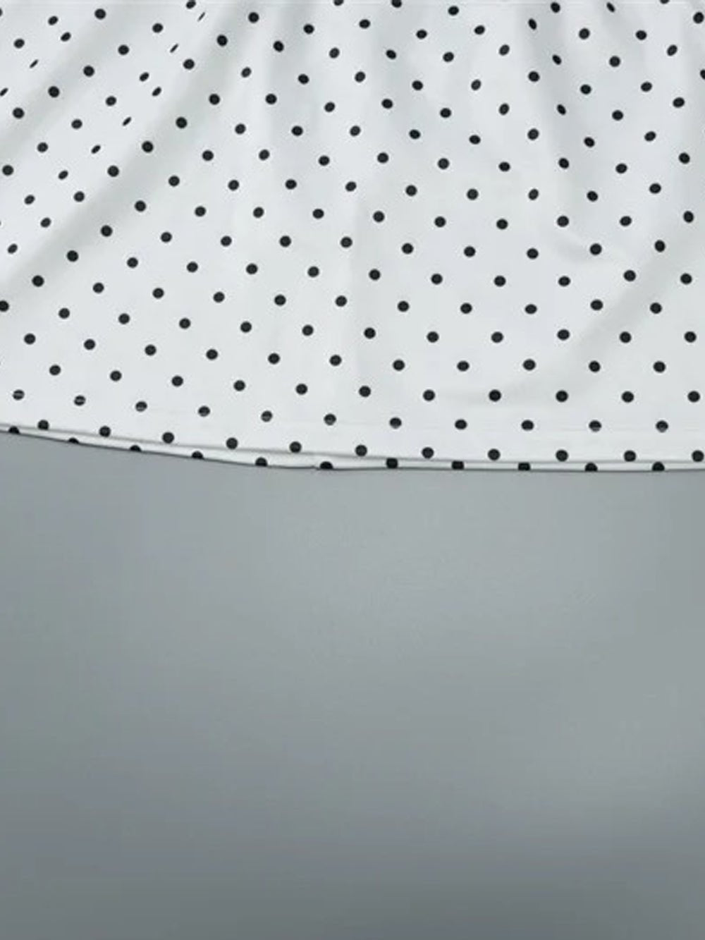 White Polka Dot Halter Neck Deep V-Neck Pocket Mini Dress