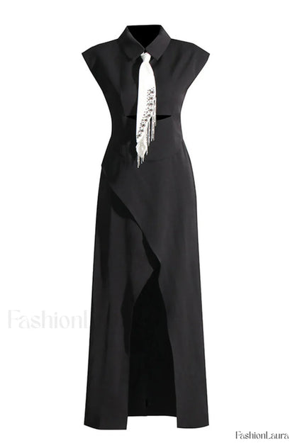Liberty Midi Dress Charming With Tie Detail