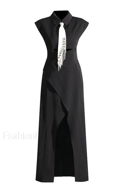 Liberty Midi Dress Charming With Tie Detail