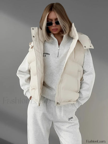 Lightweight Quilted Graceful Puffer Down Coat