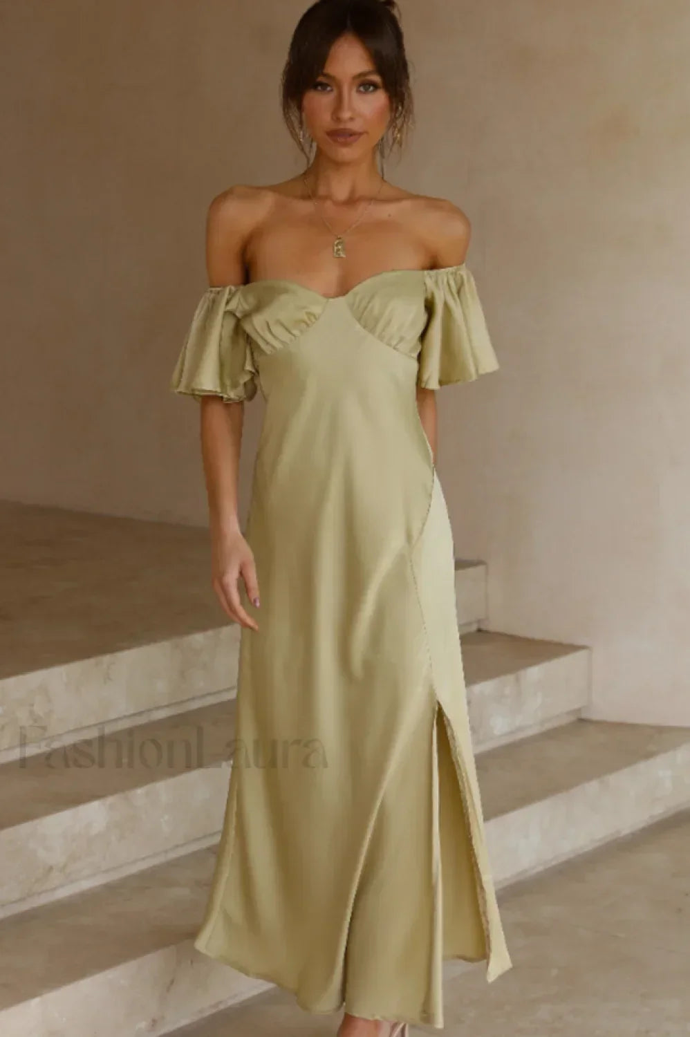 Louisa Elegant Midi Dress