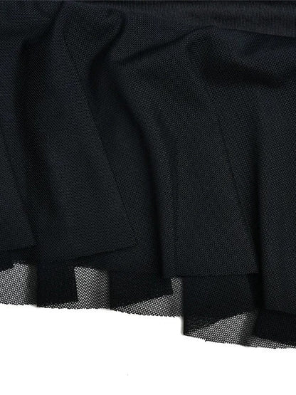 Cold Shoulder Long Sleeve Cascading Ruffle Asymmetric Hem Bodycon Mini Dress