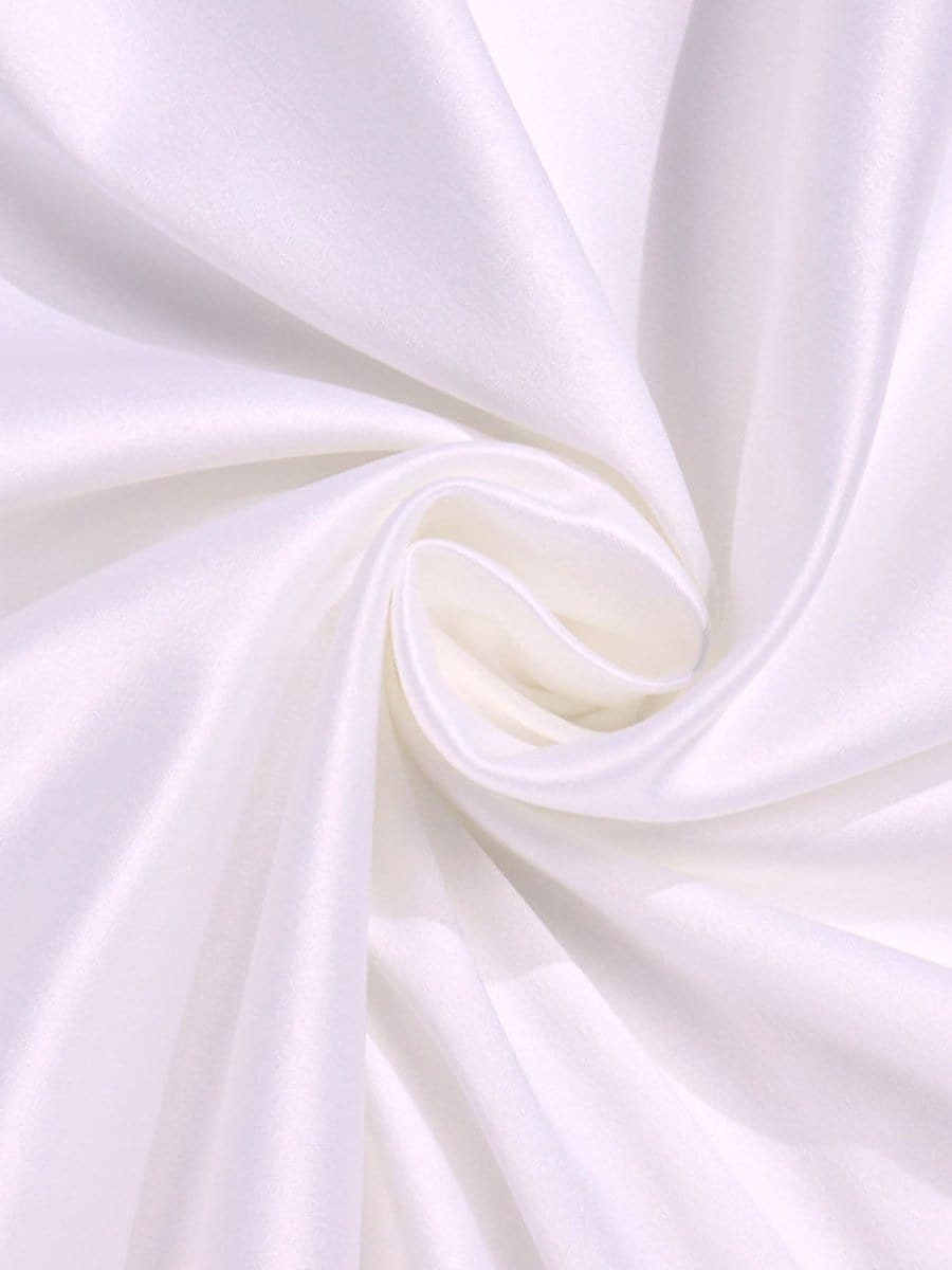 White Satin Spaghetti Strap Tie Shoulder Cut Out Ruched Bodycon Mini Dress