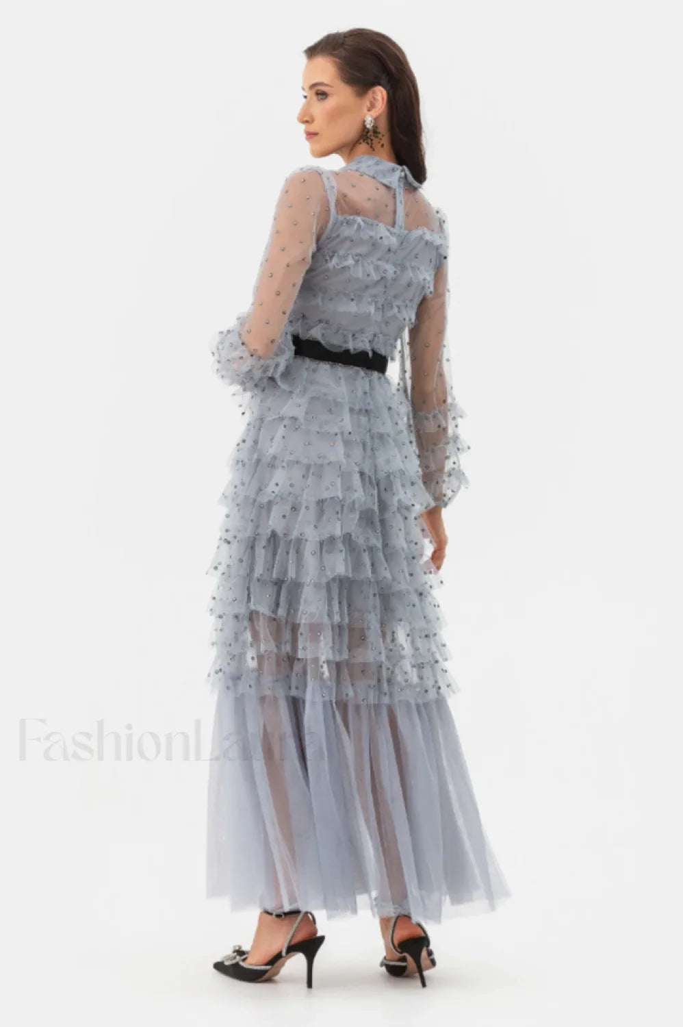 Maddison Polka Stylish Dot Maxi Dress