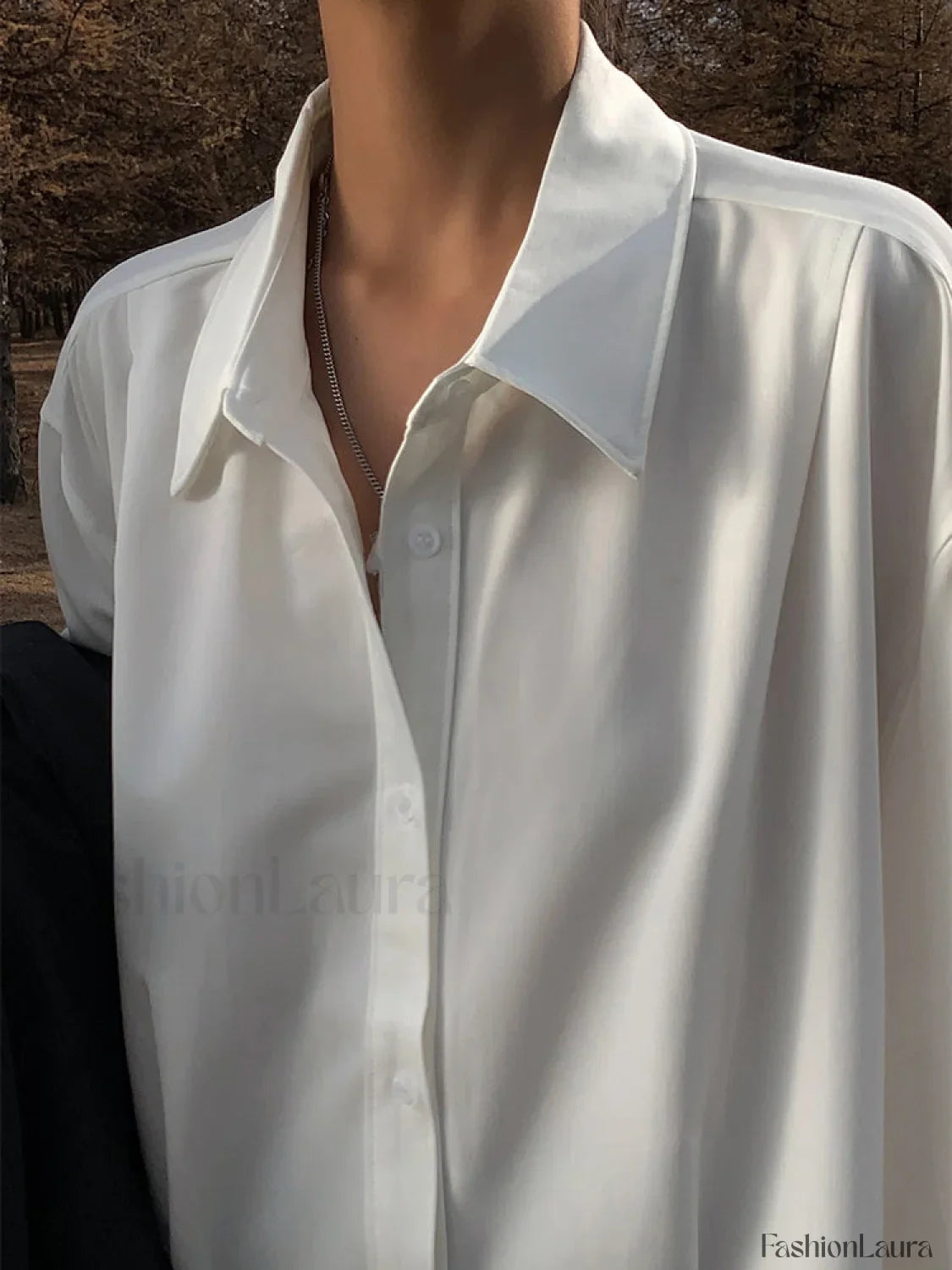 Made For You Trendy Oversized Button Down Shirt