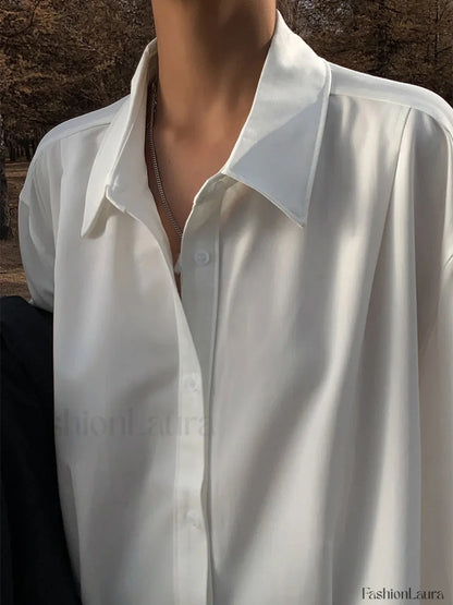 Made For You Trendy Oversized Button Down Shirt
