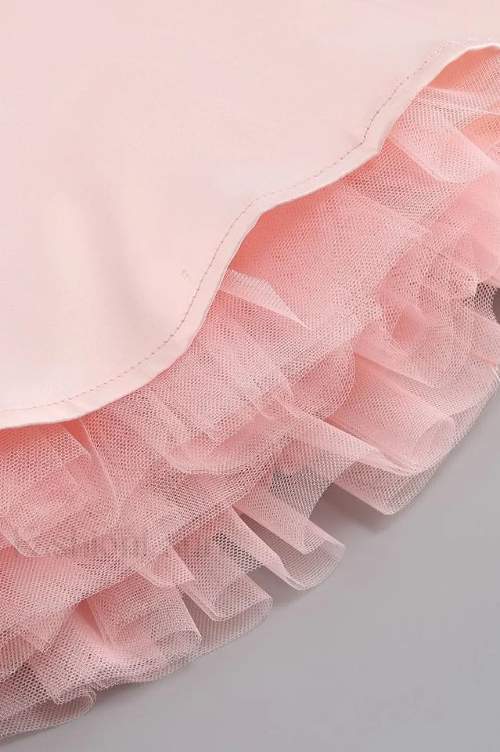 Mademoiselle Ballerina Pink Charming Tulle Mini Dress