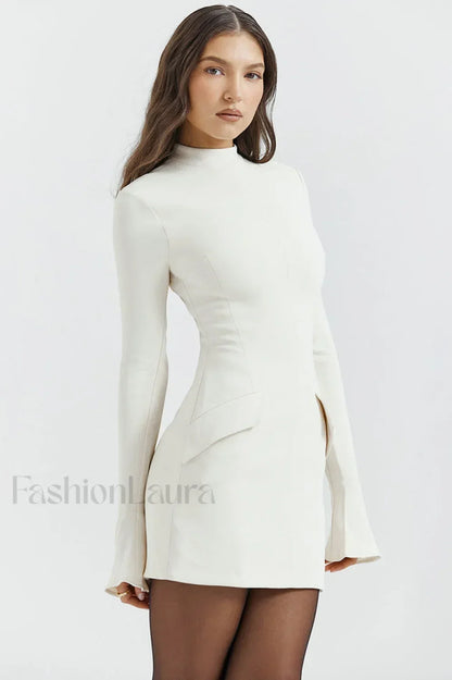 Mahalia Navy Stylish Mini Dress