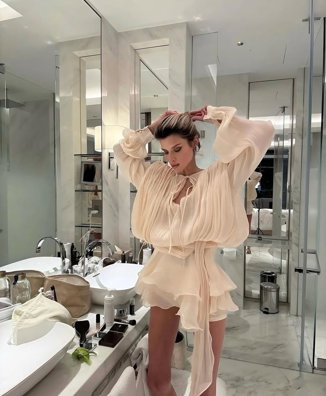 Marcie Ruffled Mini Dress